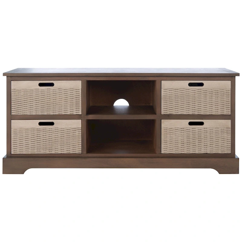 Meuble TV avec rangement Britni de SAFAVIEH - 47,3 l x 15,8 L x 20 H - 47Wx16Px20H