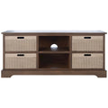 Meuble TV avec rangement Britni de SAFAVIEH - 47,3 l x 15,8 L x 20 H - 47Wx16Px20H