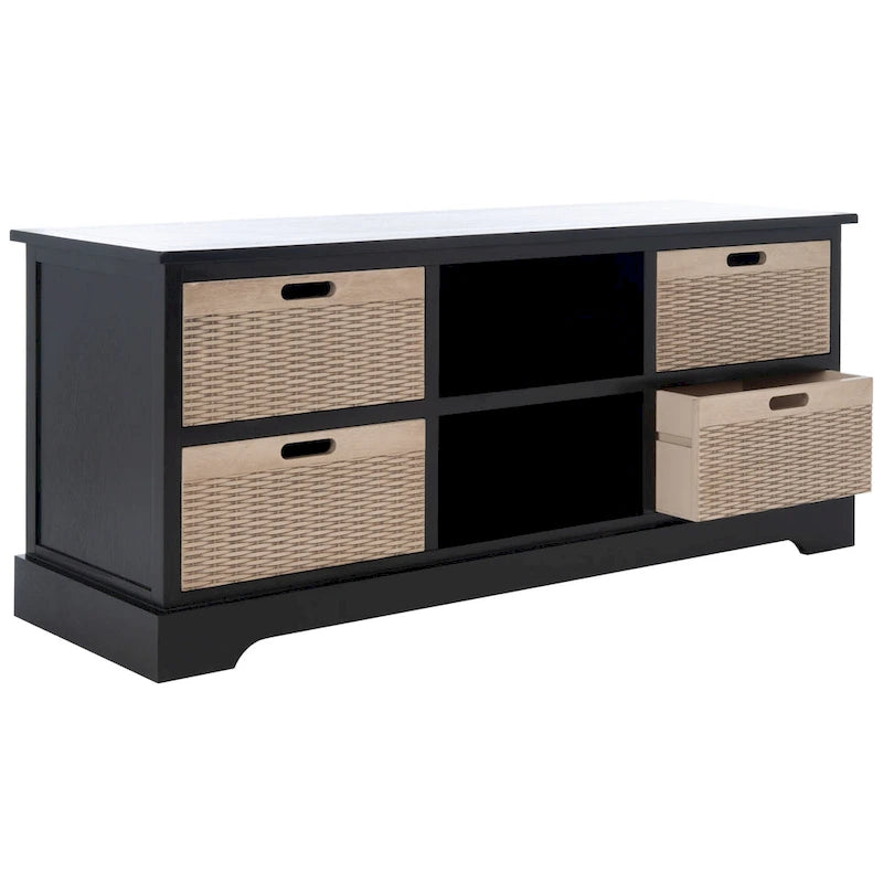 Meuble TV avec rangement Britni de SAFAVIEH - 47,3 l x 15,8 L x 20 H - 47Wx16Px20H