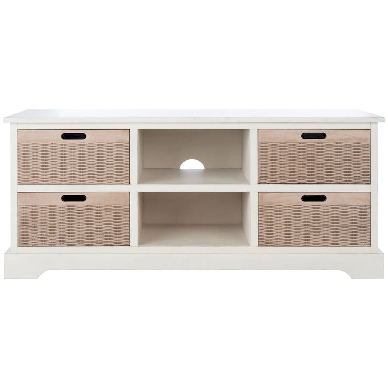 Meuble TV avec rangement Britni de SAFAVIEH - 47,3 l x 15,8 L x 20 H - 47Wx16Px20H