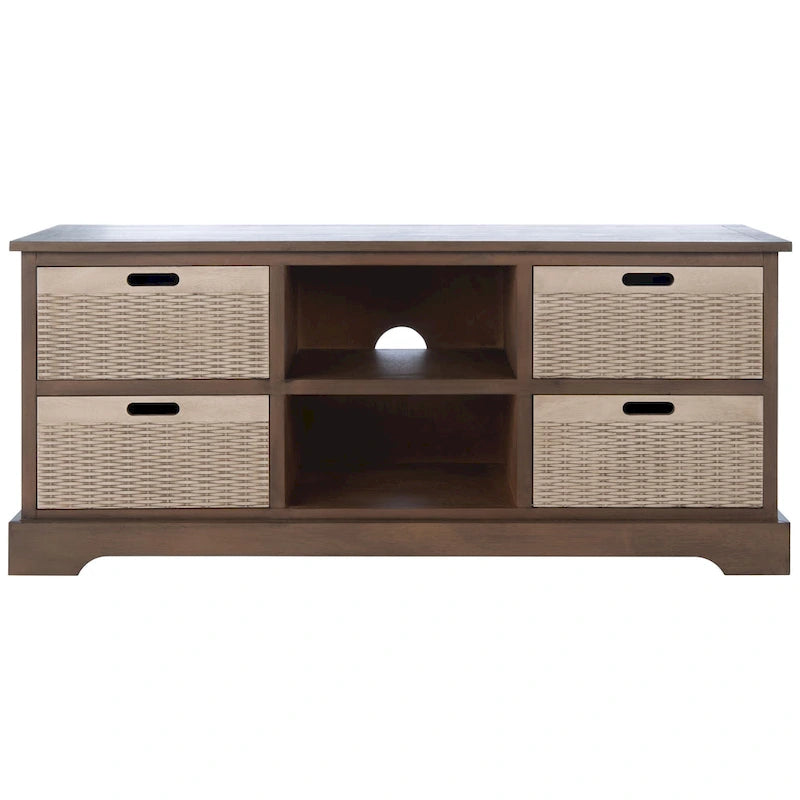 Meuble TV avec rangement Britni de SAFAVIEH - 47,3 l x 15,8 L x 20 H - 47Wx16Px20H