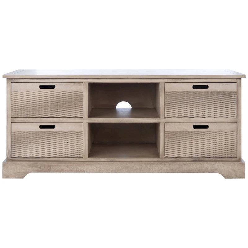 Meuble TV avec rangement Britni de SAFAVIEH - 47,3 l x 15,8 L x 20 H - 47Wx16Px20H