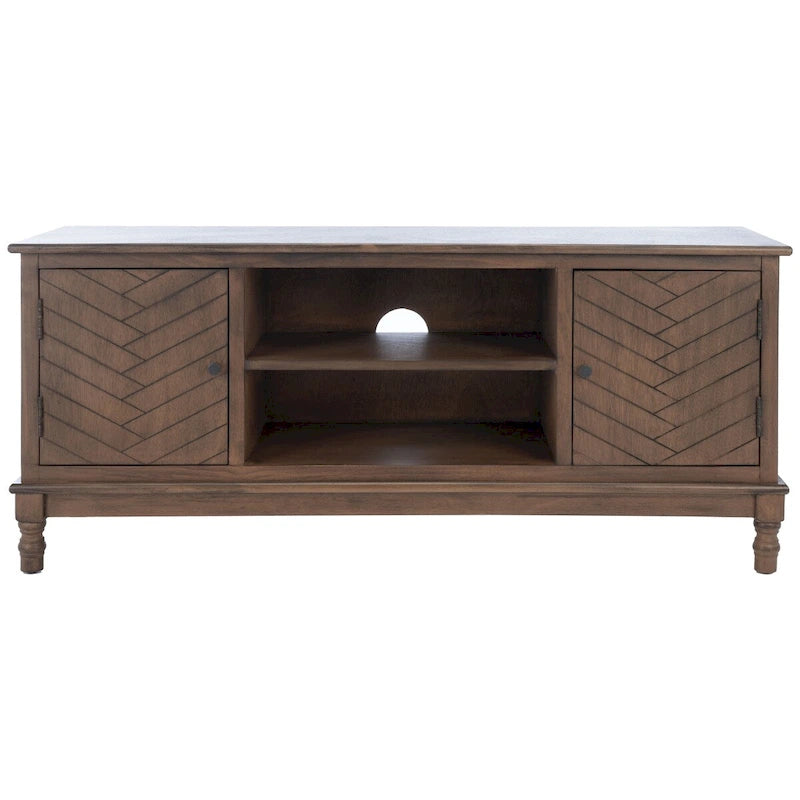 Meuble TV Safavieh Echo 2 portes 2 étagères - 47,3 L x 15,8 P x 20 H - 47Lx16Px20H
