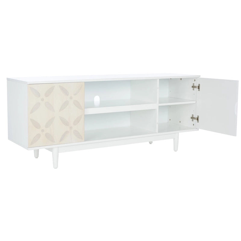 Meuble TV à 3 étagères à motifs SAFAVIEH Krysta - 54 L x 15 P x 22 H - 54Lx15Px22H