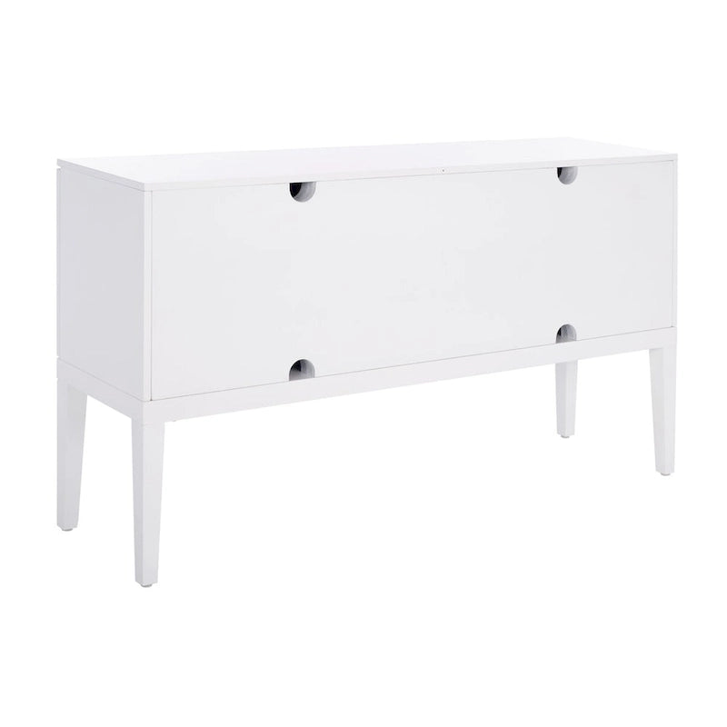Buffet Chelsie 3 portes 2 étagères SAFAVIEH - 54 L x 14 P x 30 H - 54Lx14Px30H