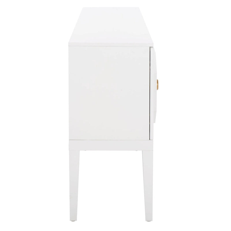 Buffet Chelsie 3 portes 2 étagères SAFAVIEH - 54 L x 14 P x 30 H - 54Lx14Px30H