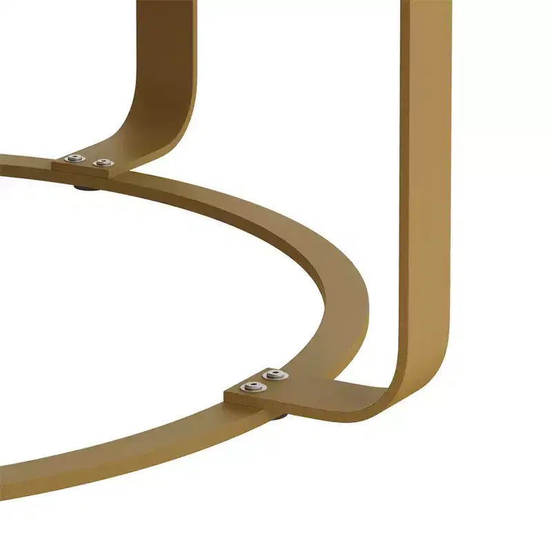Table basse ronde moderne – Dessus en bois de pin sculpté et pieds en métal, 80 cm