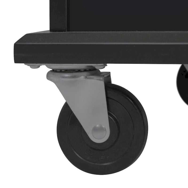 Chariot de Cuisine Roulant de 53,9 cm de Large avec Étagère de Rangement Interne et Organisateur de Placard Coulissant à 3 Niveaux