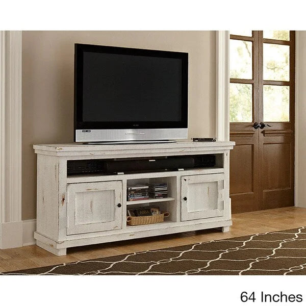 Collection de meubles de divertissement Willow Blanc vieilli