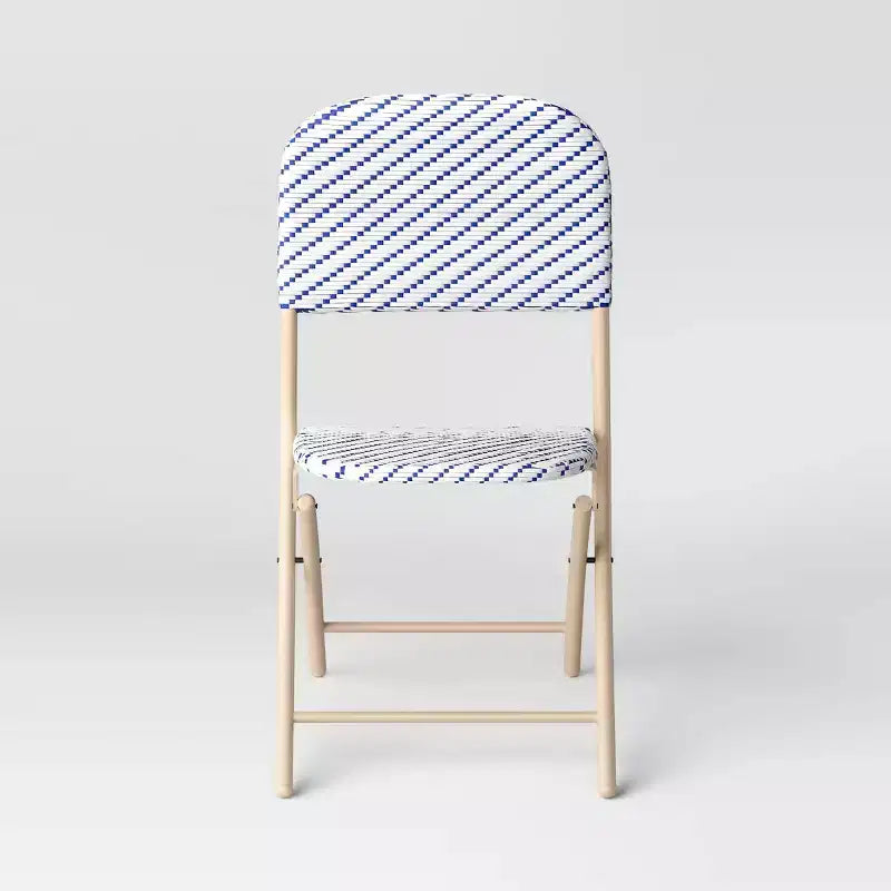Chaises pliantes de salle à manger d'extérieur pour café français, couleur beige - Threshold