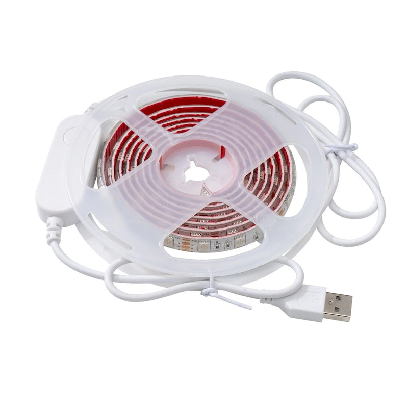 Meuble TV LED avec console multimédia éclairée, meuble de divertissement avec rangement - 59,7 pouces de large