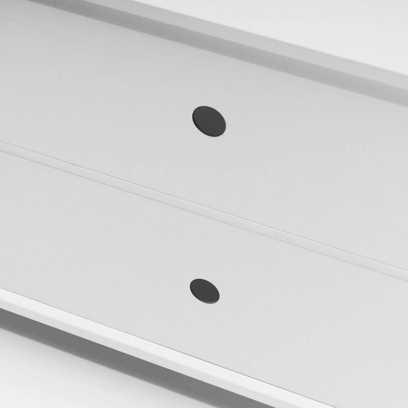 Meuble TV LED avec console multimédia éclairée, meuble de divertissement avec rangement - 59,7 pouces de large