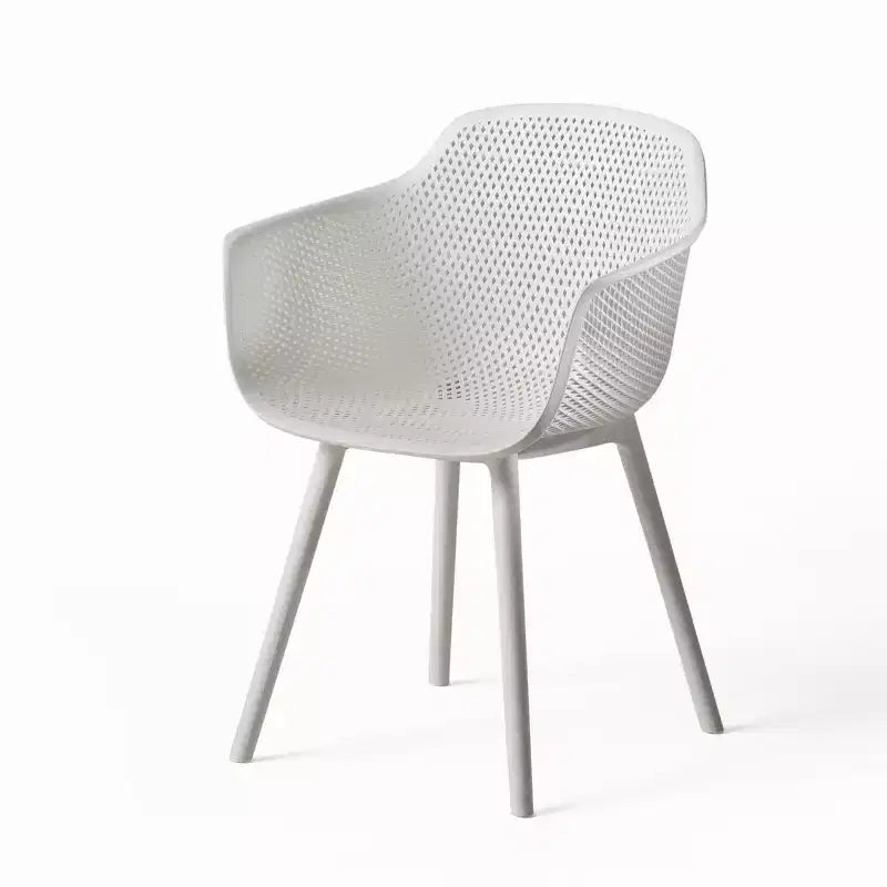 Christopher Knight Home Lotus Chaises de salle à manger modernes d'extérieur en plastique polypropylène (lot de 2)