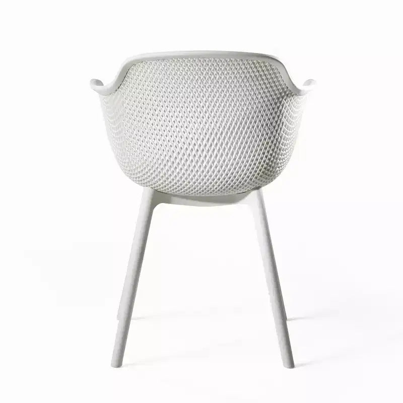 Christopher Knight Home Lotus Chaises de salle à manger modernes d'extérieur en plastique polypropylène (lot de 2)