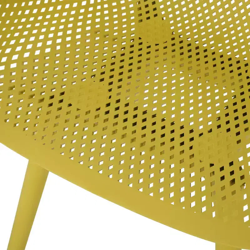 Christopher Knight Home Lotus Chaises de salle à manger modernes d'extérieur en plastique polypropylène (lot de 2)