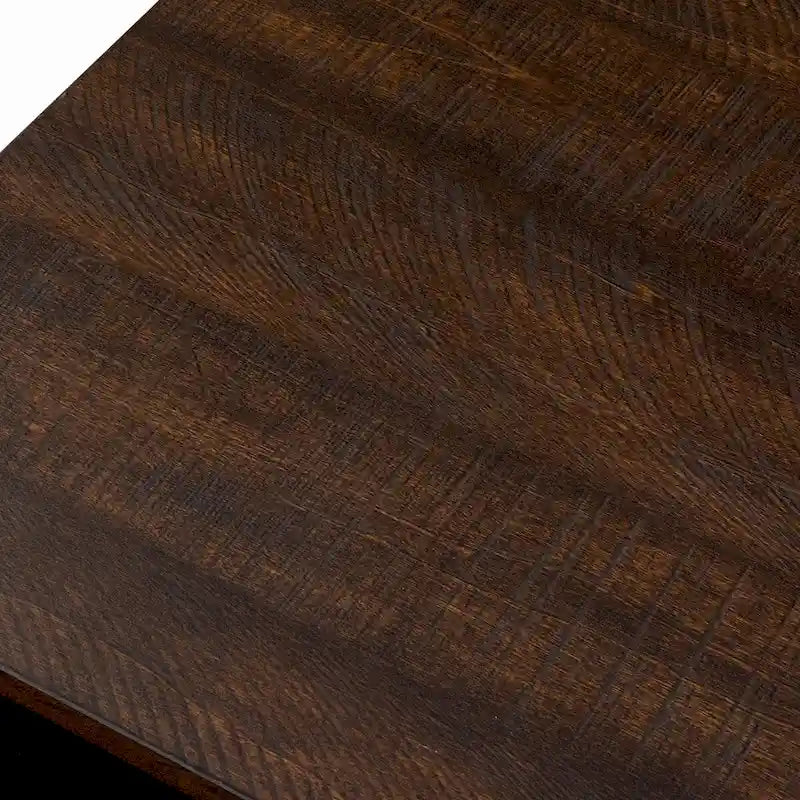 Meuble TV avec cheminée électrique et télécommande