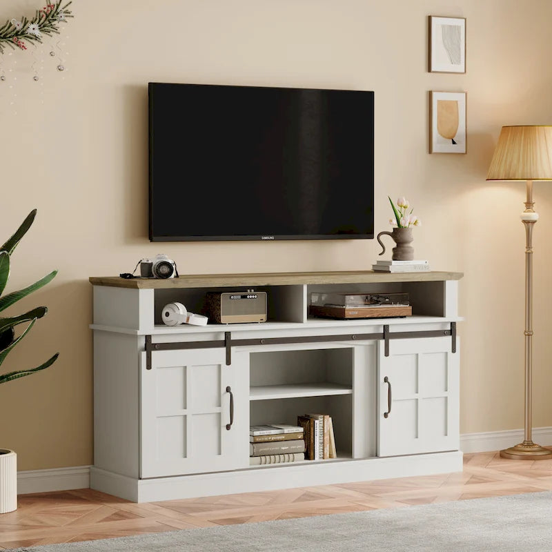 Meuble TV, meuble de rangement et étagères de 58 pouces - 58 pouces