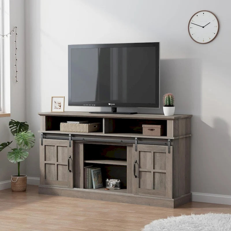 Meuble TV, meuble de rangement et étagères de 58 pouces - 58 pouces