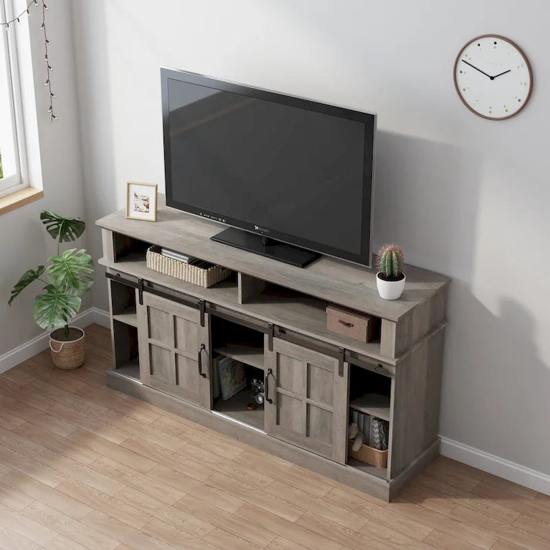 Meuble TV, meuble de rangement et étagères de 58 pouces - 58 pouces