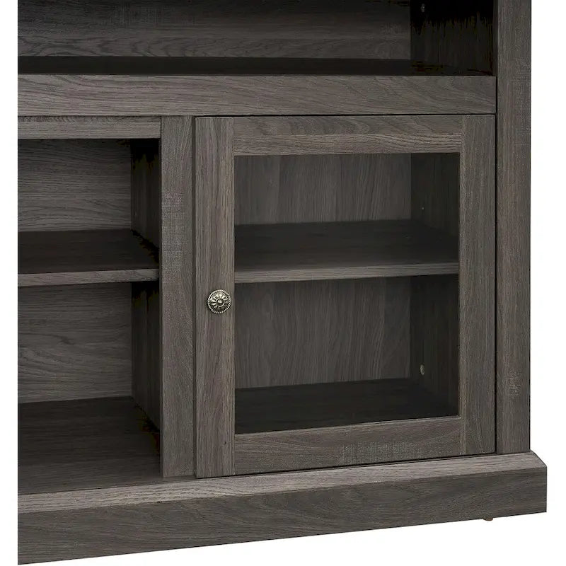 Meuble TV contemporain Roomfitters, console multimédia moderne, pour téléviseurs jusqu'à 65 pouces, espace de rangement ouvert et fermé