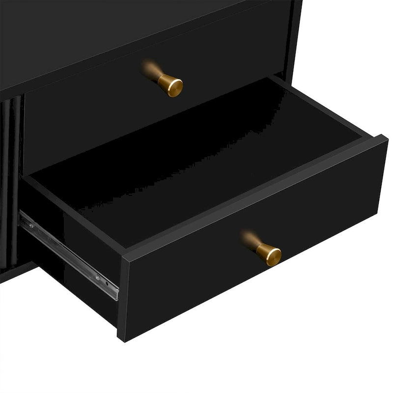 Meuble TV pour téléviseur de 65 pouces et plus, meuble console TV, meuble TV moderne avec rangement, meuble TV pour salon