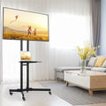 Chariot de support TV Yaheetech à roulettes pour écrans plats LCD de 32 à 75 pouces