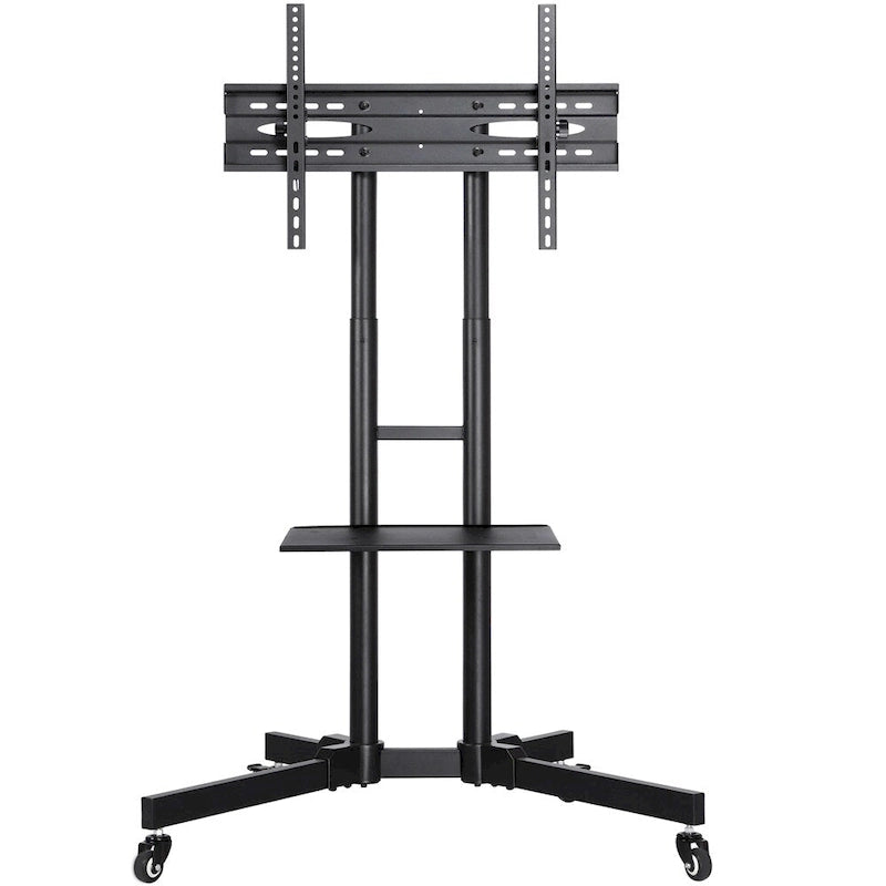 Chariot de support TV Yaheetech à roulettes pour écrans plats LCD de 32 à 75 pouces
