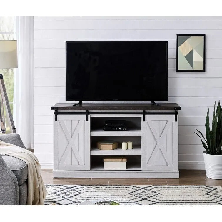 Meuble TV de console multimédia en bois Meuble de divertissement