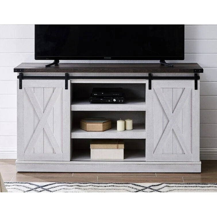 Meuble TV de console multimédia en bois Meuble de divertissement