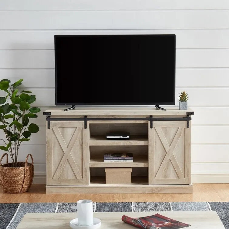 Meuble TV de console multimédia en bois Meuble de divertissement