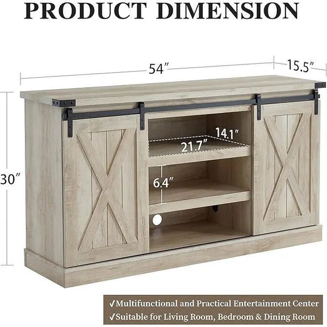 Meuble TV de console multimédia en bois Meuble de divertissement