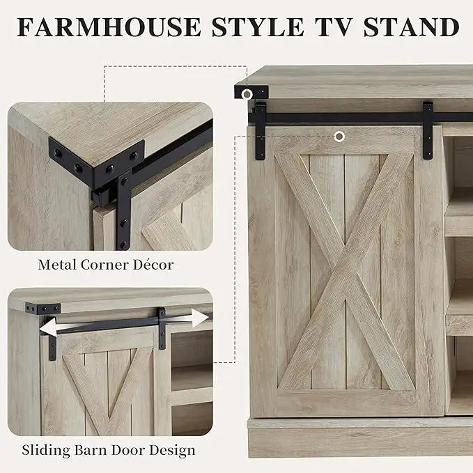 Meuble TV de console multimédia en bois Meuble de divertissement