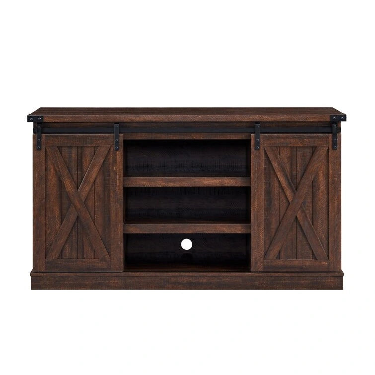 Meuble TV de console multimédia en bois Meuble de divertissement