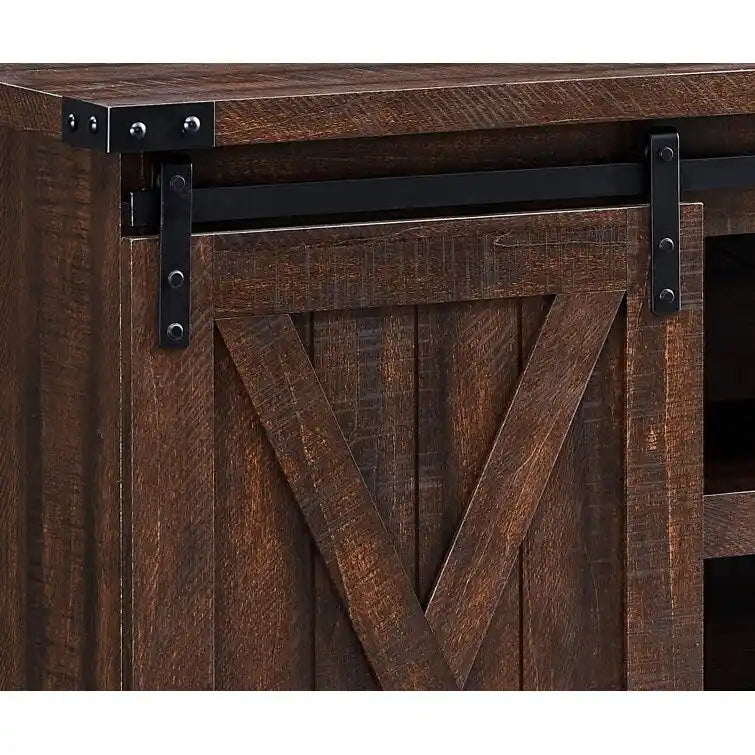 Meuble TV de console multimédia en bois Meuble de divertissement