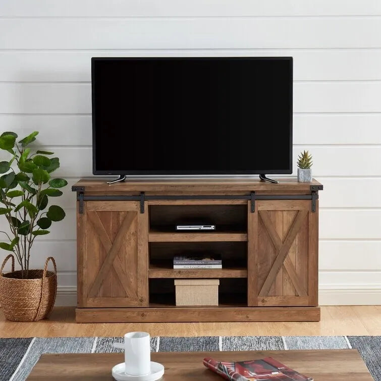 Meuble TV de console multimédia en bois Meuble de divertissement