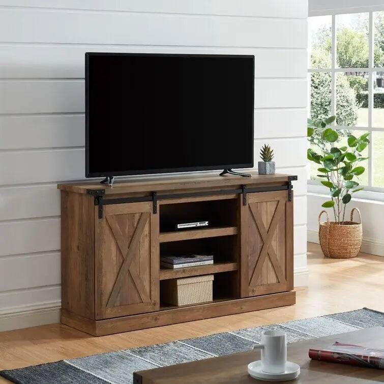 Meuble TV de console multimédia en bois Meuble de divertissement