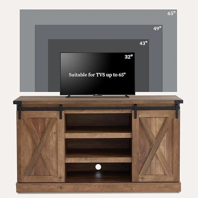 Meuble TV de console multimédia en bois Meuble de divertissement