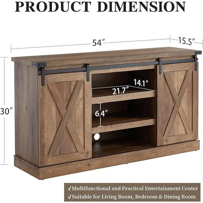 Meuble TV de console multimédia en bois Meuble de divertissement