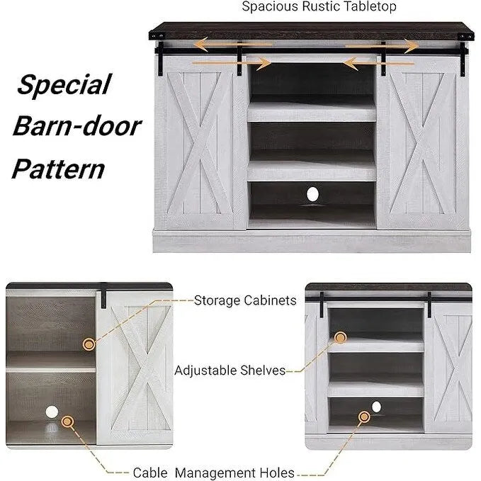 Meuble TV de console multimédia en bois Meuble de divertissement