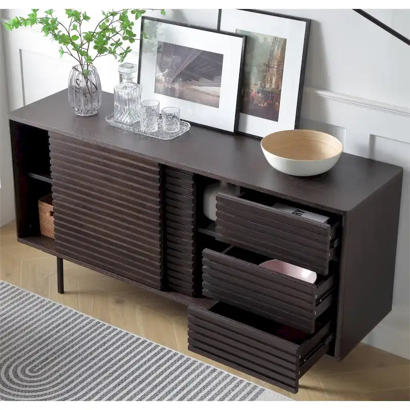 Meuble TV avec rangement pour salon