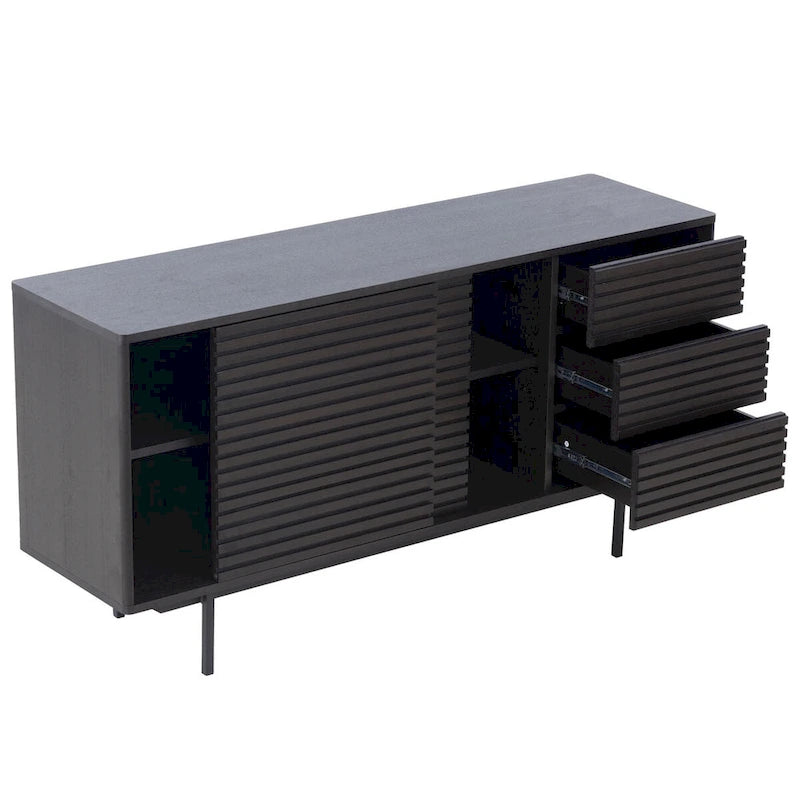Meuble TV avec rangement pour salon