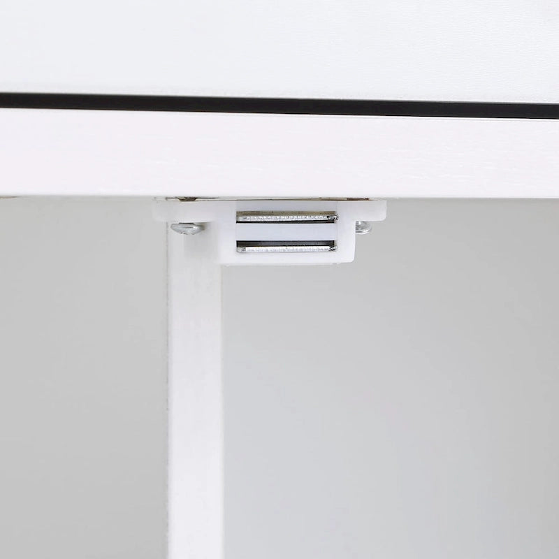 Îlot de cuisine roulant avec séparateur et étagère de rangement interne
