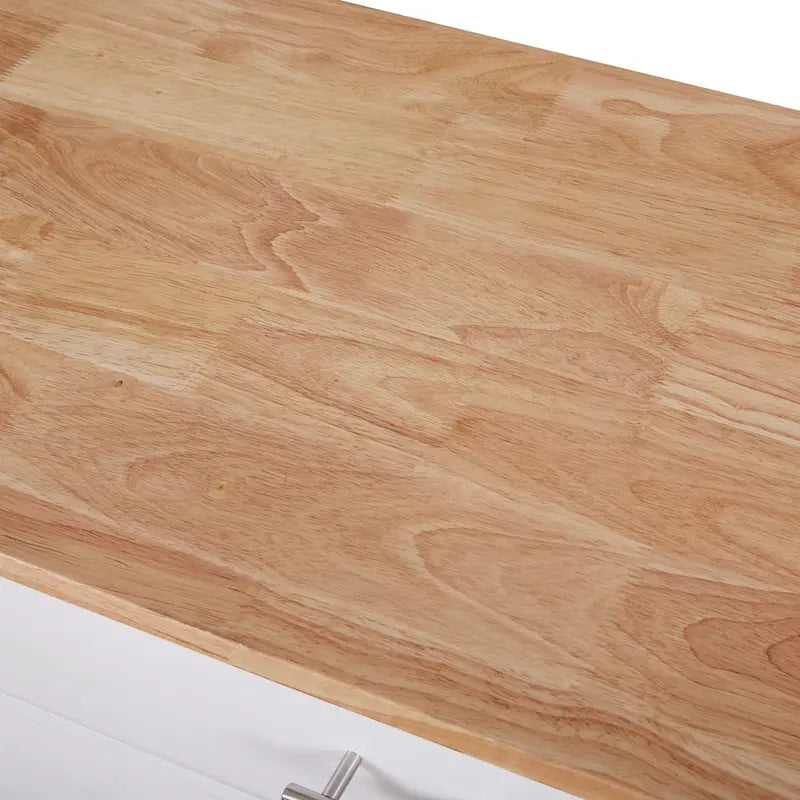 Îlot de cuisine roulant avec séparateur et étagère de rangement interne