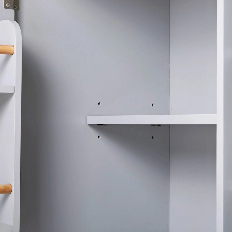 Îlot de cuisine roulant avec séparateur et étagère de rangement interne