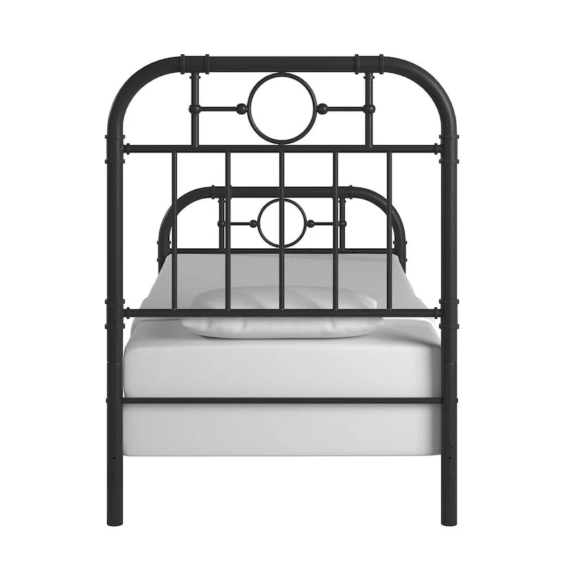 Lit noir en métal